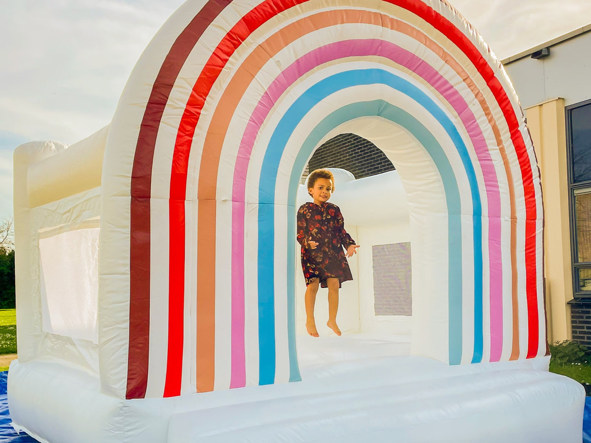 Rainbow Bouncy Castle